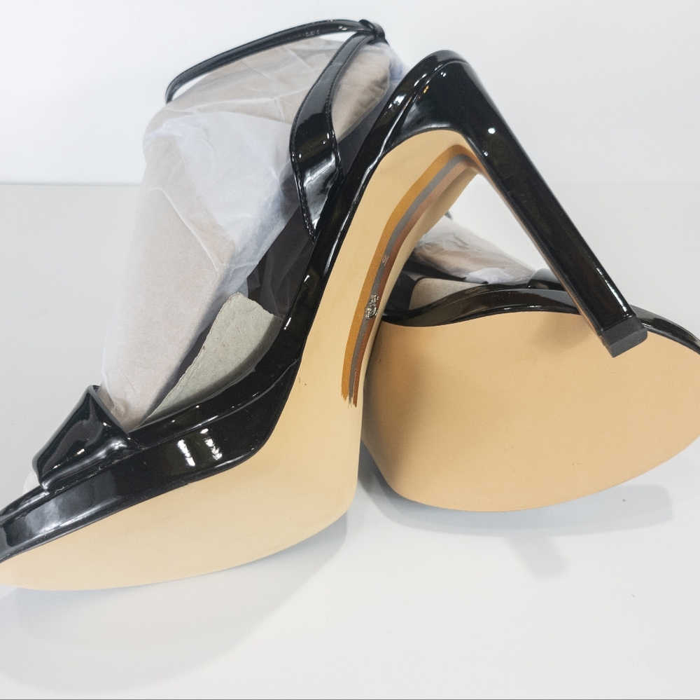 Sam Edelman Jade Strappy Heel Sandals Black -10 - Picture 11 of 11